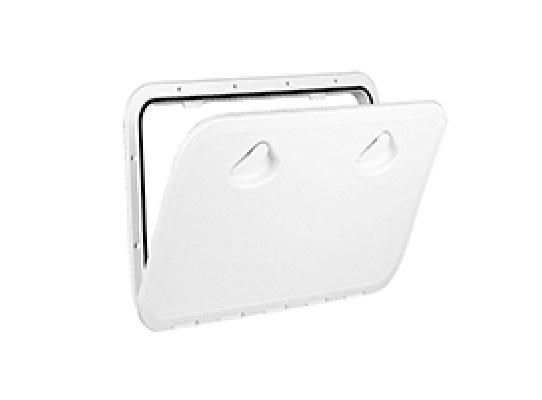 Registro TOP 460x525mm satinado negro, ISO12216