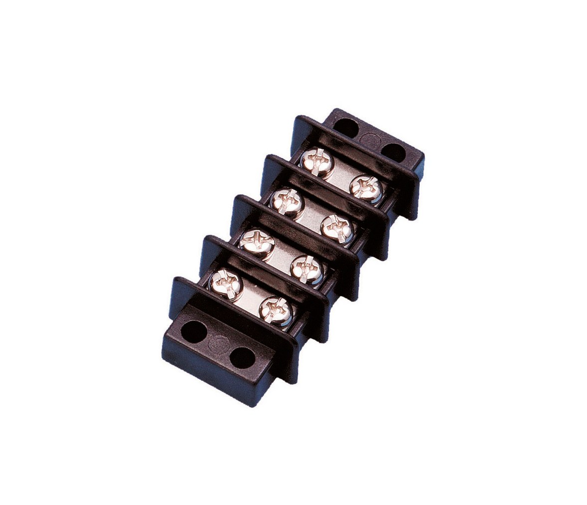 Chromed Brass 4 Connector Box with Divider