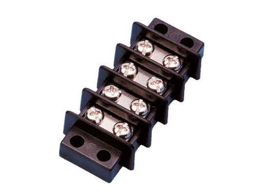 Chromed Brass 4 Connector Box with Divider