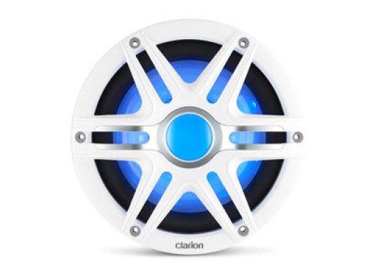 Rejilla de subwoofer premium náutico Clarion, 10" con LED de 4 ohmios
