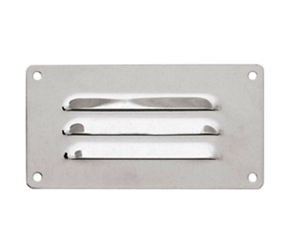 Rejilla de Ventilacion Inox 127 x 66 mm