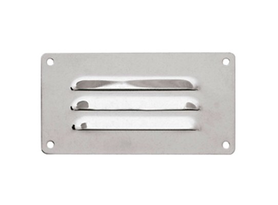 Rejilla de Ventilacion Inox 127 x 66 mm