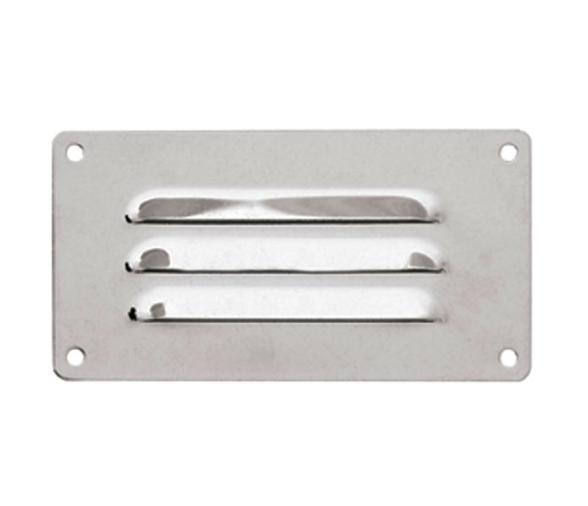 Rejilla de Ventilacion Inox 127 x 66 mm