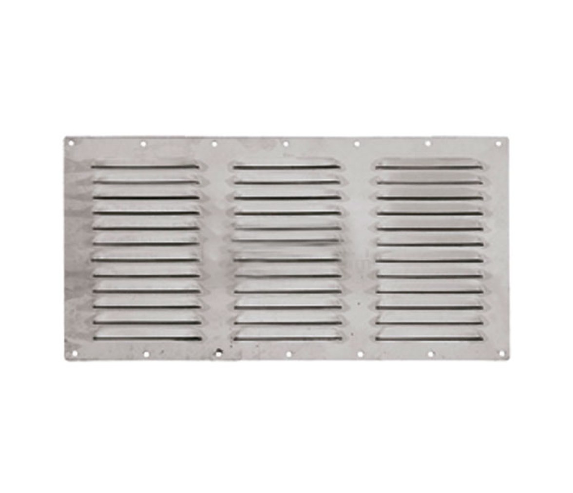 Rejilla de Ventilacion Inox 360 x 185 mm
