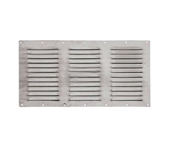 Rejilla de Ventilacion Inox 360 x 185 mm