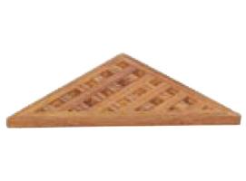 Rejilla Triangular para ducha Teca