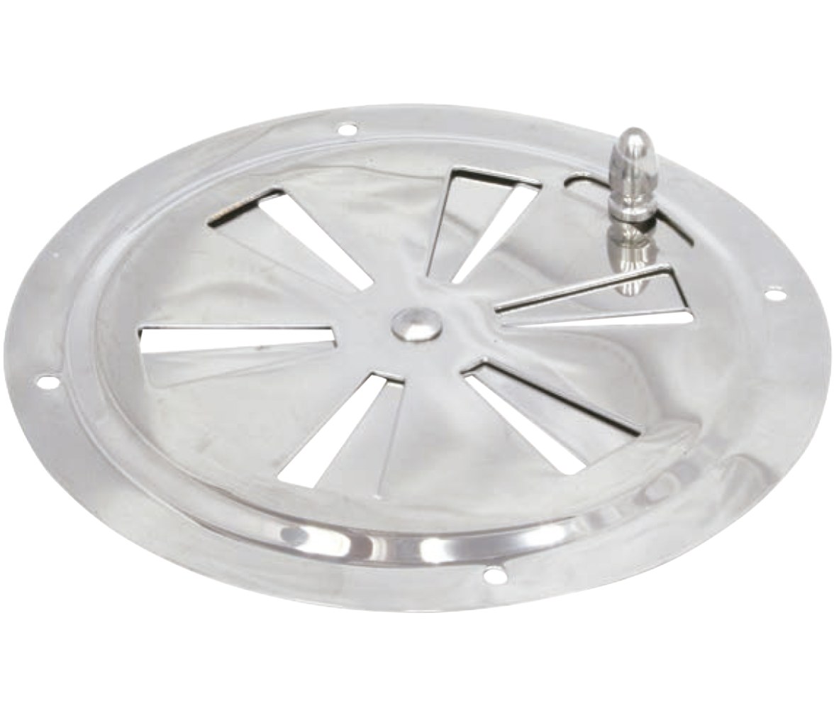 Rejilla Ventilacion Redonda Inox 125mm