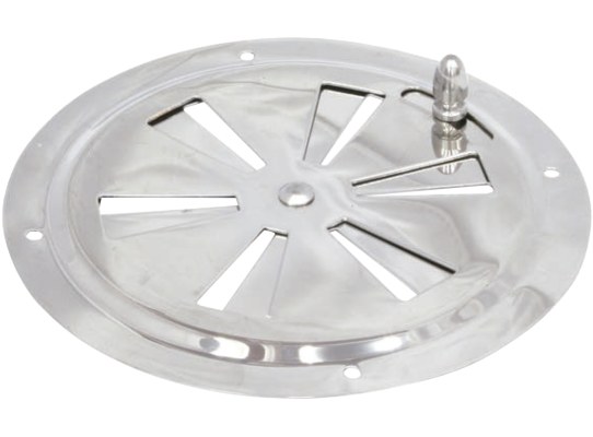 Rejilla Ventilacion Redonda Inox 125mm