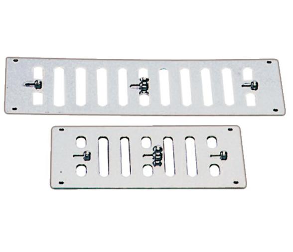 Rejilla Ventilación Tipo Persiana 228x76 mm Inox