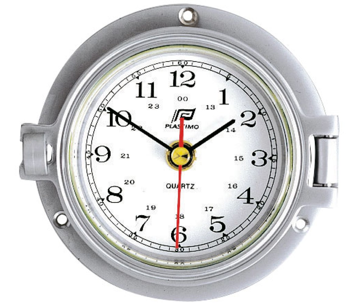 Reloj Cromado Mate 3 Plastimo