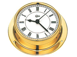 Clock with Quartz Movement Barigo Tempo M Golden
