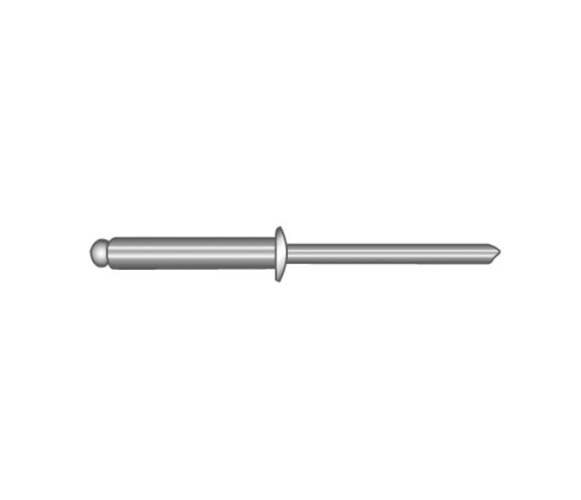 Blister Remaches de Acero Inoxidable DIN 7337