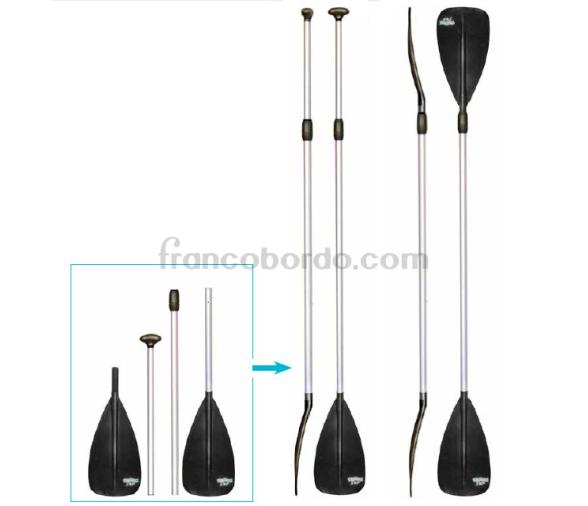 Remo Telescopico-Doble Aluminio Stand Up