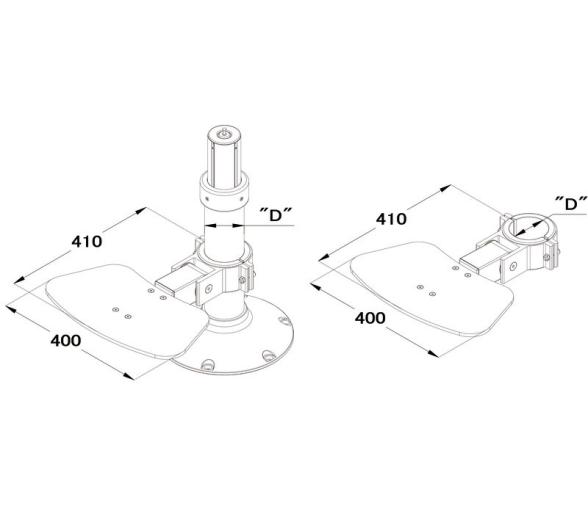 Reposapies Plegable para Asiento