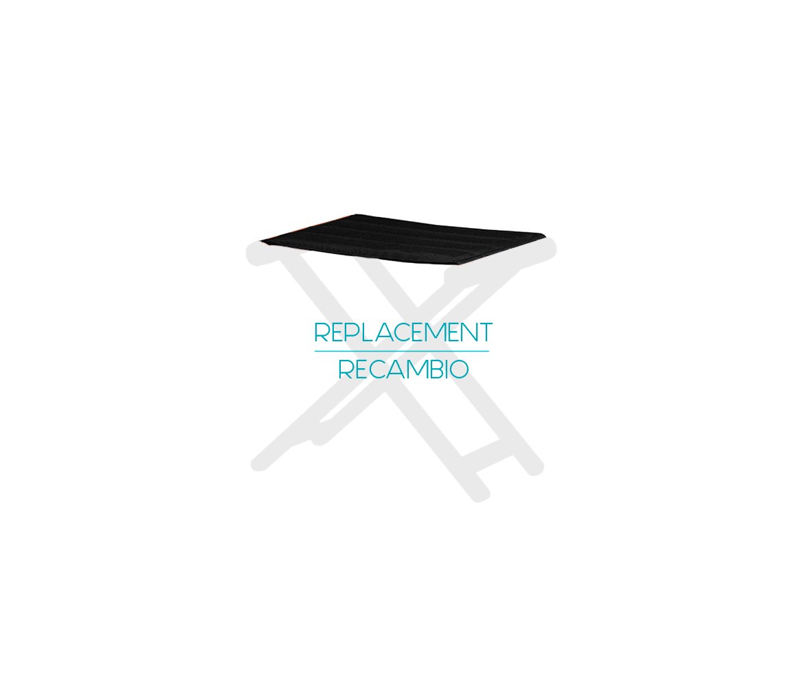 Repuesto Asiento Taburete, Negro - Marine Business