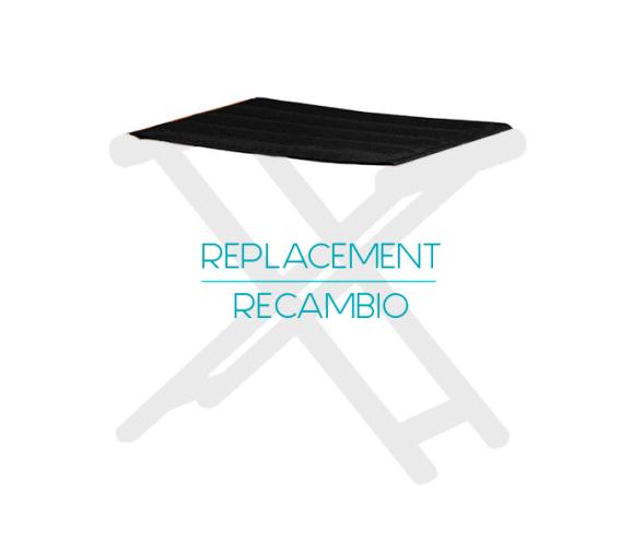 Repuesto Asiento Taburete, Negro - Marine Business