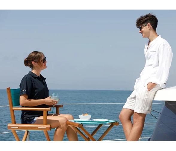 Repuesto Respaldo + Asiento Silla Director, Turquesa - Marine Business