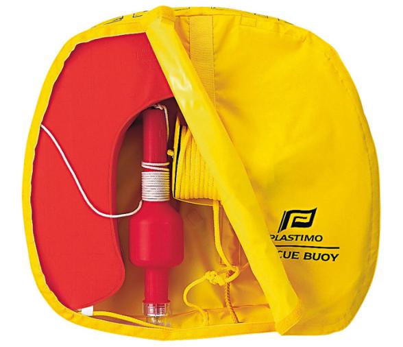 Rescue Buoy con Luz Flotante - Boya Naranja Plastimo
