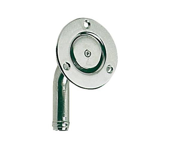 Respiradero Combustible acero inox acodado con tornillos