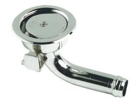 Respiradero Combustible acero inox acodado sin tornillos