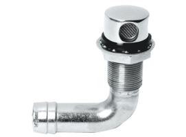 Respiradero Combustible acero inox angulo 90 grados 19 mm