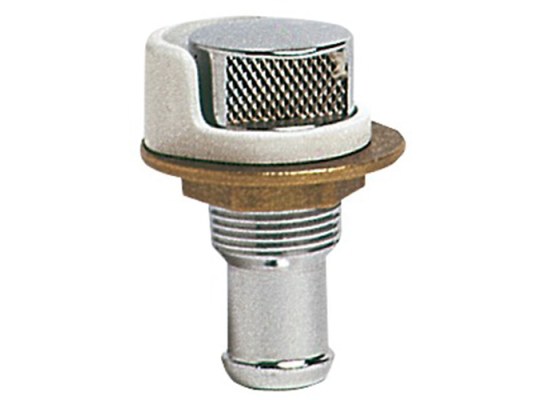 Respiradero Combustible laton cromado manguera 20 mm