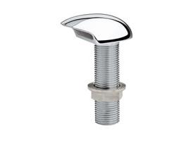 Chrome plated ELLIPSE air pipe with flame arresting stainless steel mesh