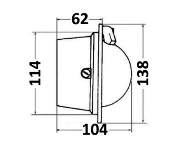 Riviera Compas BP2 3" Caja Negra Rosa Negra