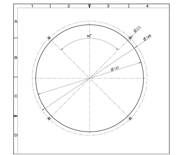 Riviera Compas BP2 4" Caja Negra Rosa Negra