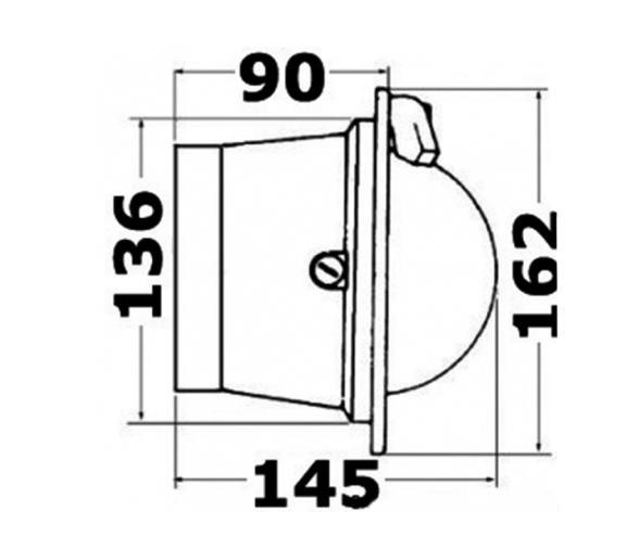 Riviera Compas BP2 4" Caja Negra Rosa Negra