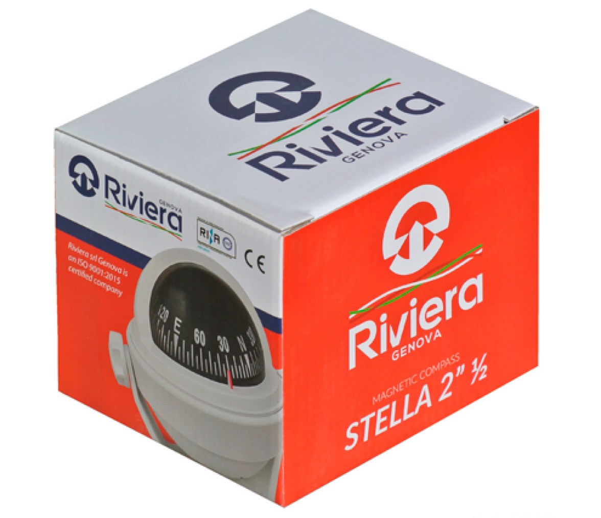 Riviera Compas Stella 2 con Soporte Blanco, Rosa Blanca
