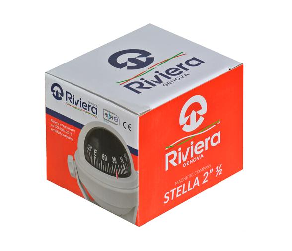 Riviera Compas Stella 2 con Soporte Blanco, Rosa Blanca