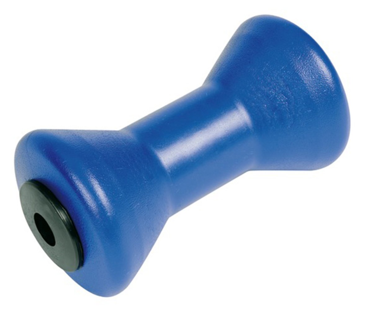 Rodillo central quilla para remolque azul 196 mm