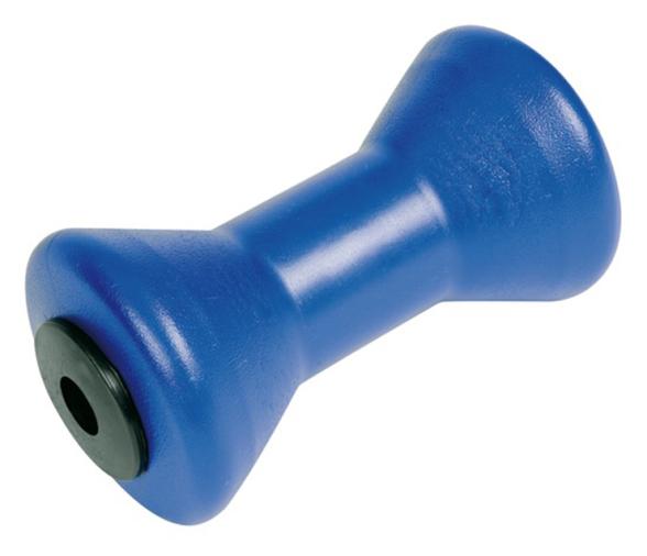 Rodillo central quilla para remolque azul 196 mm
