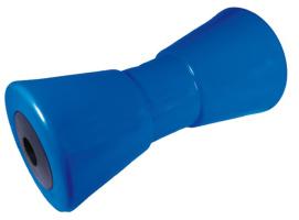 Rodillo central quilla para remolque azul 200 mm