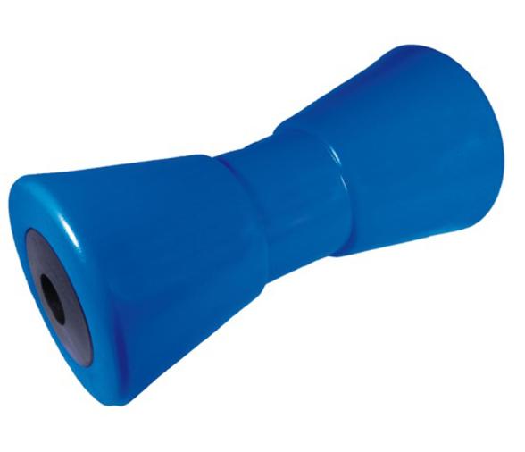 Rodillo central quilla para remolque azul 200 mm
