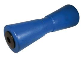 Rodillo central quilla para remolque azul 185 mm