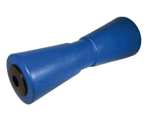 Rodillo central quilla para remolque azul 185 mm