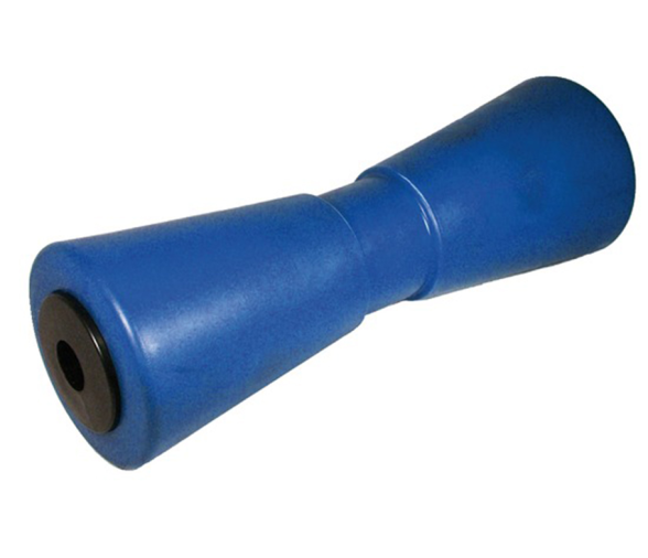 Rodillo central quilla para remolque azul 185 mm