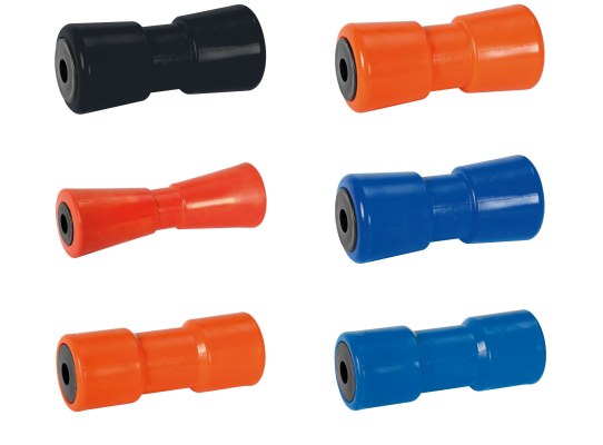 Central keel roller with steel core + Plastic Washers