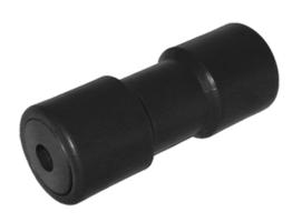 Rodillo central quilla para remolque nucleo acero negro