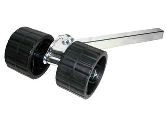 Swinging Trailer Roller 2 wheels straight