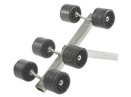 Rodillo Oscilante remolque 6 ruedas inclinado