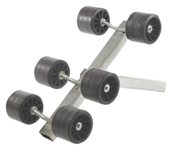 Rodillo Oscilante remolque 6 ruedas inclinado