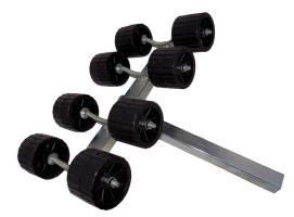 Rodillo Oscilante remolque 8 ruedas inclinado