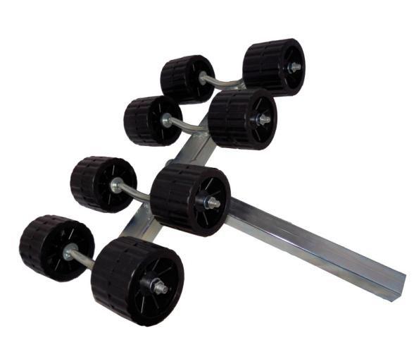 Rodillo Oscilante remolque 8 ruedas inclinado