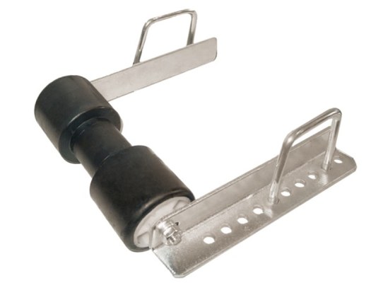 Brackets with simple rear roller for keel