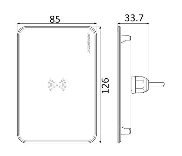 Cargador Inalámbrico Estanco ROKK SUB