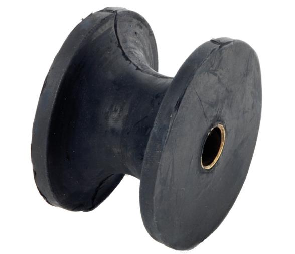 Roldana Caucho Duro Eje 12 mm