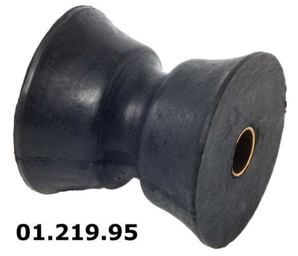 Roldana Caucho Duro Eje 16 MM